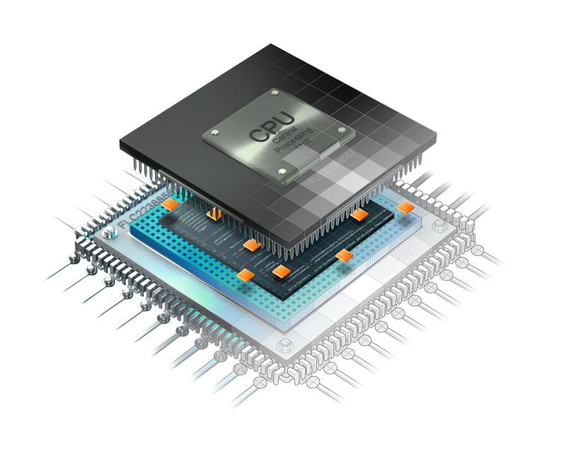 Bild von einer CPU